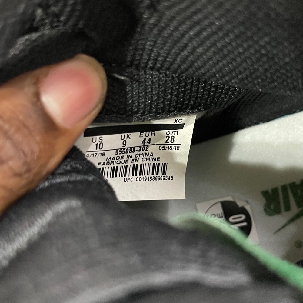 Jordan 1 pine green 1.0 flight club authenticated - Picture 5 of 13